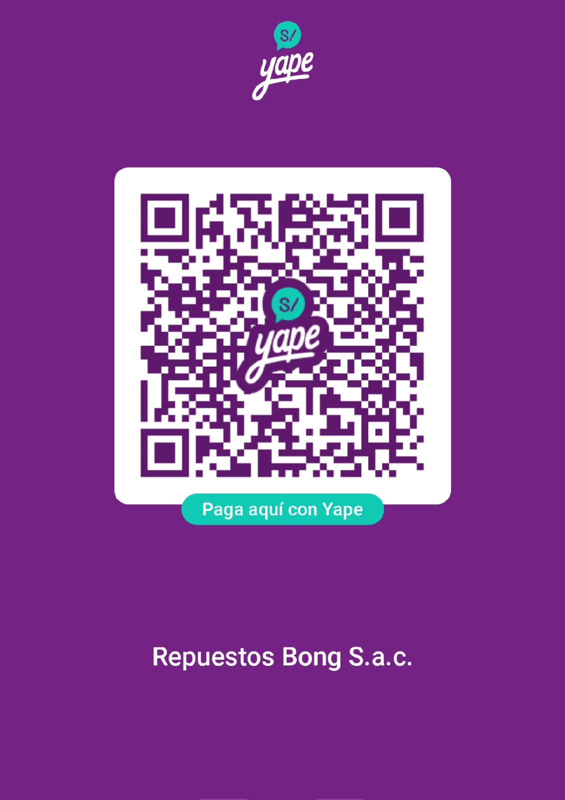 Yape QR Code